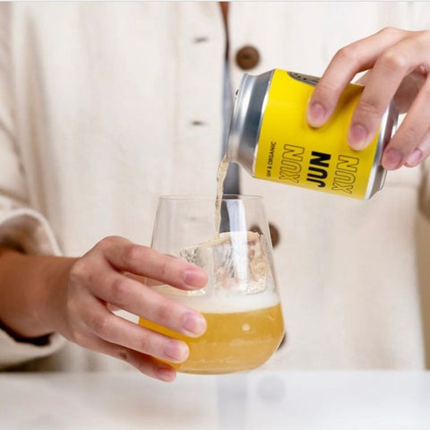 Kombucha: ชาเขียว x น้ำผึ้งดิบ | จุน คอมบูชา บรู • 230มล