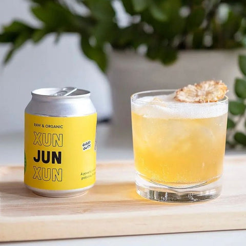 Kombucha: ชาเขียว x น้ำผึ้งดิบ | จุน คอมบูชา บรู • 230มล