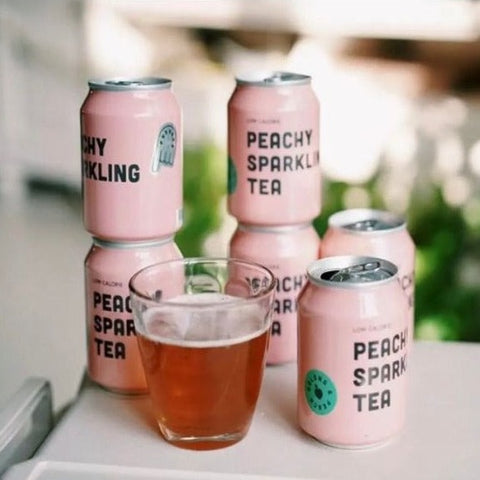 Sparkling Peach Tea Pushers Thailand