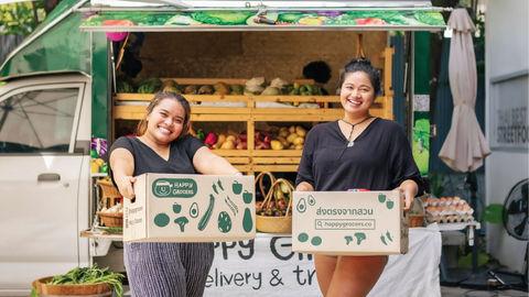 Thailand's Sustainable Grocery Delivery.
