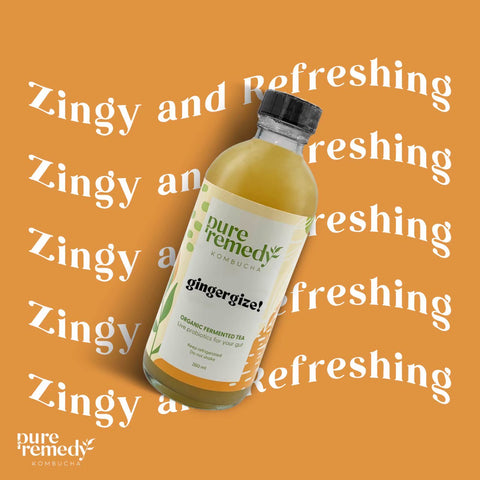 Organic Kombucha: Ginger | Ginger Gize • 260ml