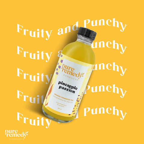 Organic Kombucha: Pineapple Passion fruit • 260ml