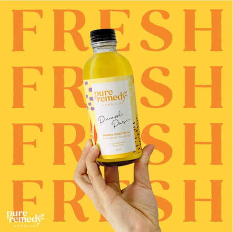 Kombucha: Pineapple Passion fruit • 260ml